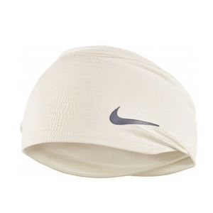 NWT Nike Faux Leather Wide Headband White
